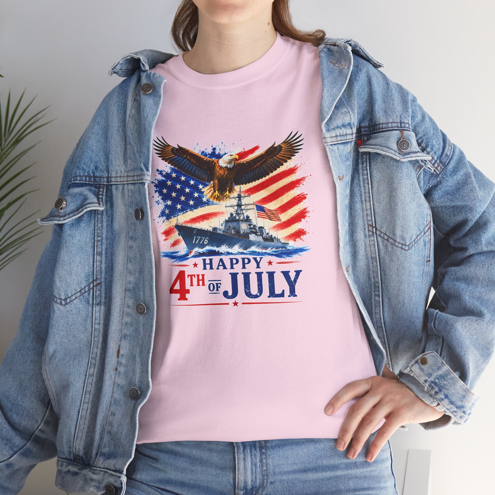 Happy 4th of July Shirt, Patriotic Eagle T-Shirt, American Flag Tee, USA Independence Day Shirt, Freedom Eagle Gift