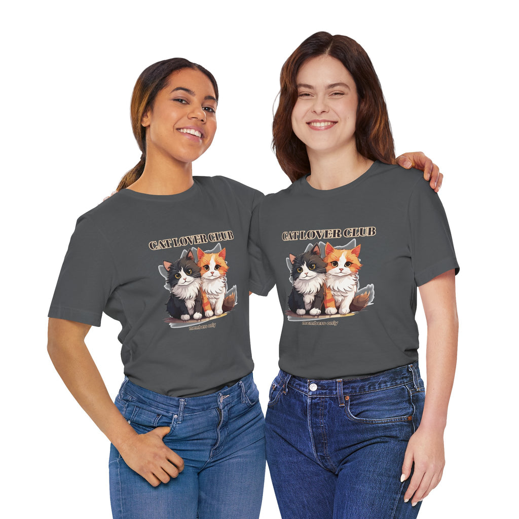 Cat Lover Club T-Shirt — Cute Kittens “members only” Graphic Tee