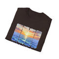 Sunset Ocean Shirt Let the Sea Set You Free Beach T Shirt Summer Vacation Tee Aesthetic Sea Wave Graphic Shirt