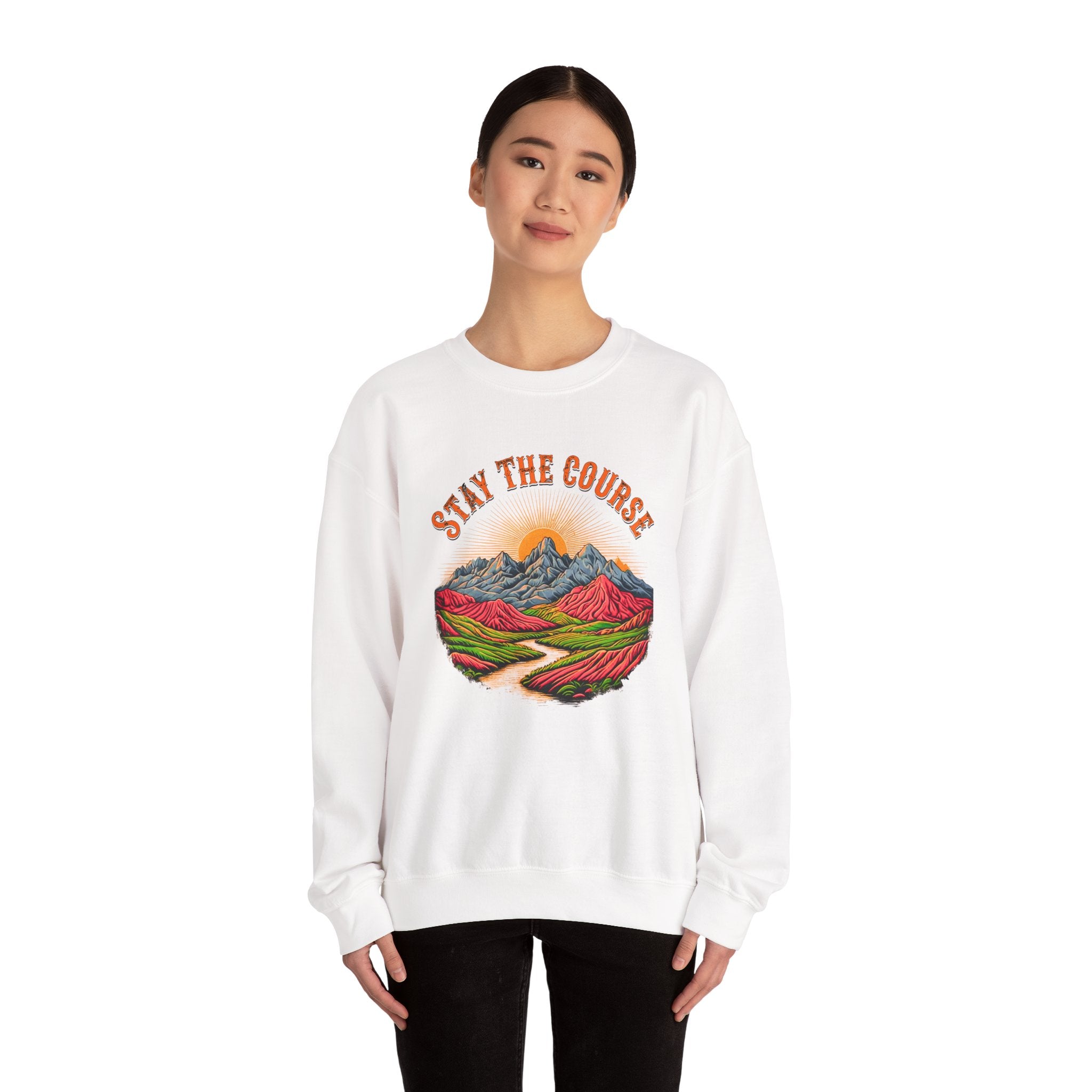 Stay the Course Sweatshirt - Scenic Mountain Crewneck