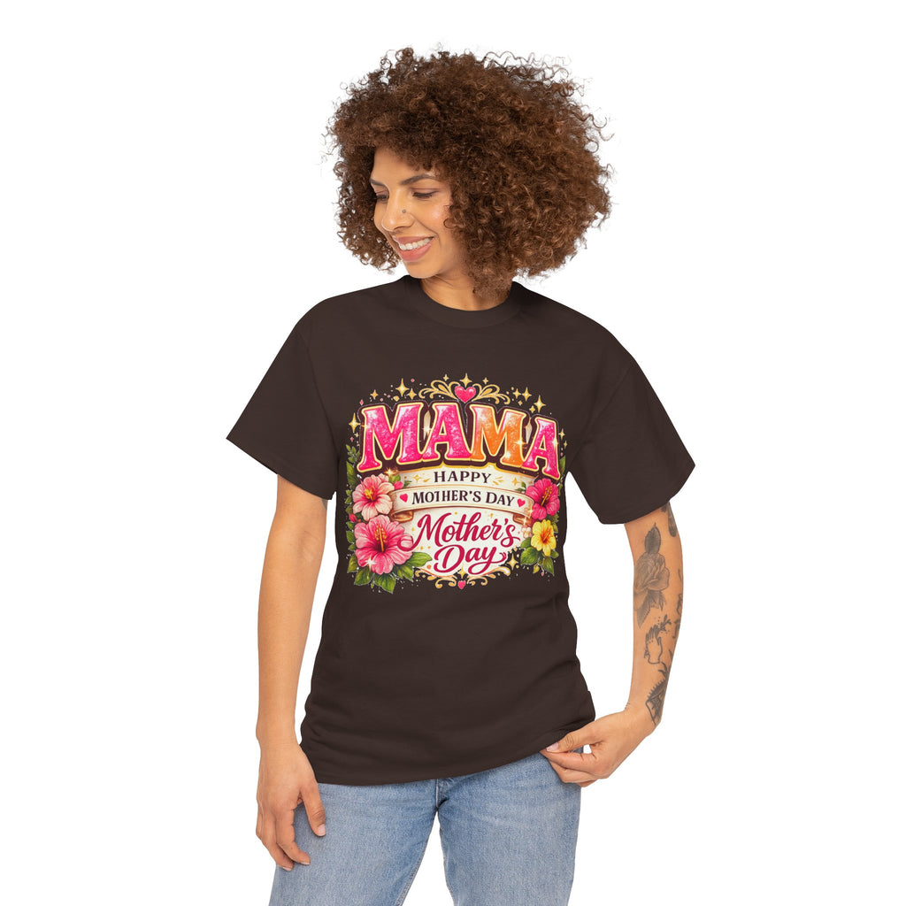 Mama Floral Shirt for Women, Mother's Day Gift for Mom, Cute Flower Graphic Tee, Mama Life T-Shirt, Birthday Gift for Mother, Mom Appreciation Gift