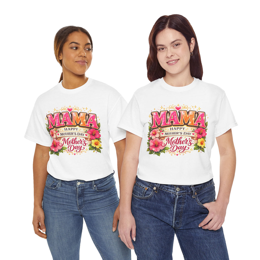 Mama Floral Shirt for Women, Mother's Day Gift for Mom, Cute Flower Graphic Tee, Mama Life T-Shirt, Birthday Gift for Mother, Mom Appreciation Gift
