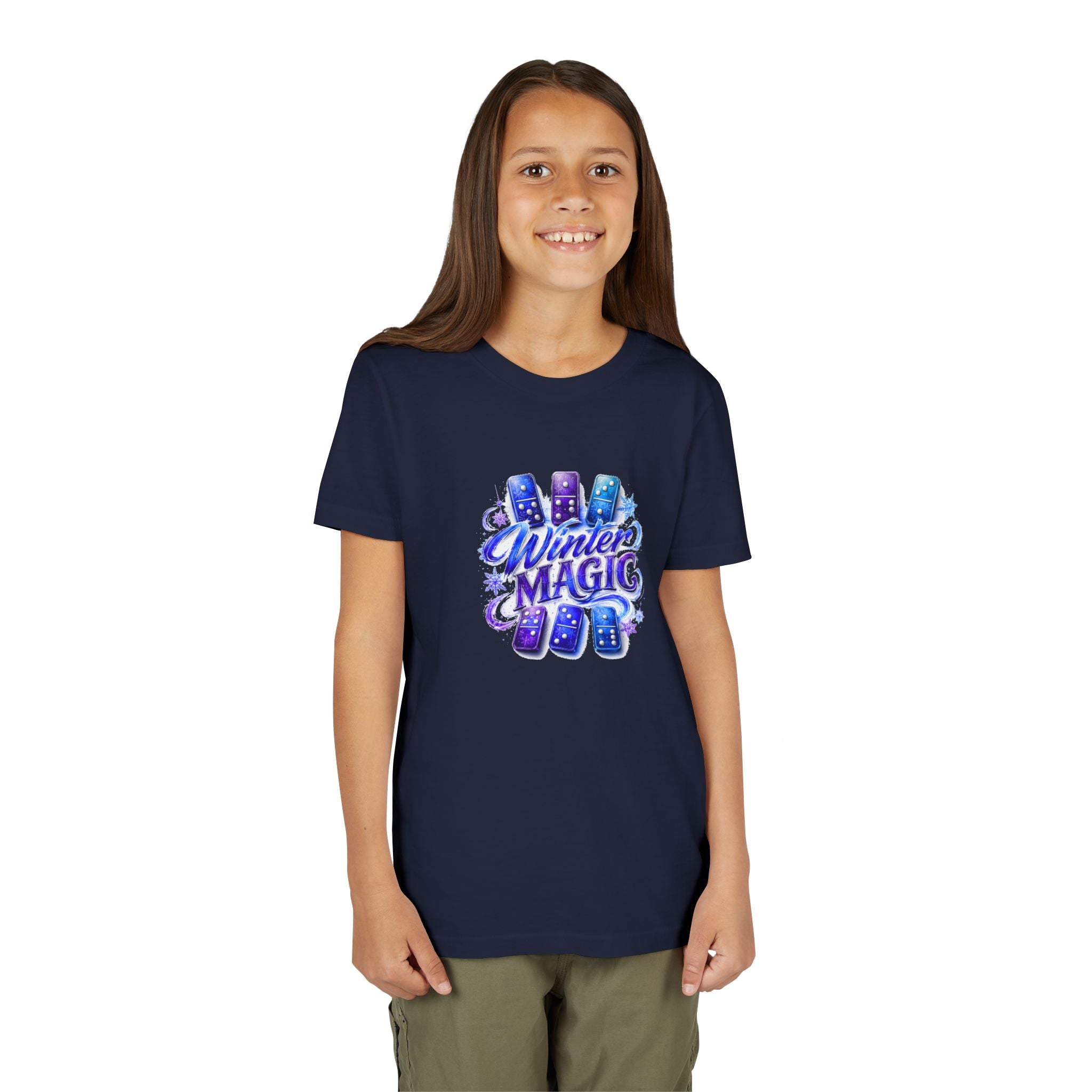 Kids Winter Shirt, Snowflake Graphic Tee, Winter Magic Shirt, Holiday Shirt for Kids