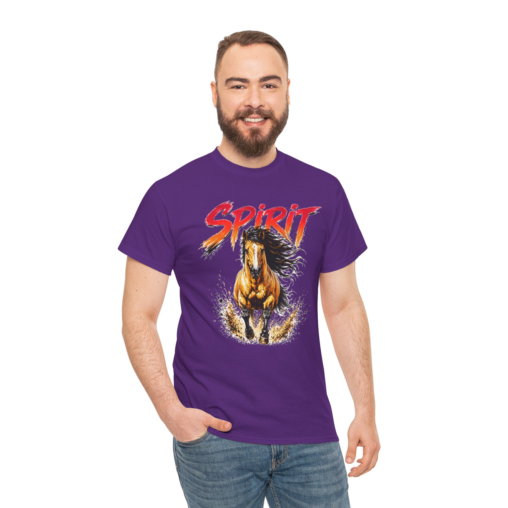 Spirit Running Horse T-Shirt — Wild Mustang Graphic Tee