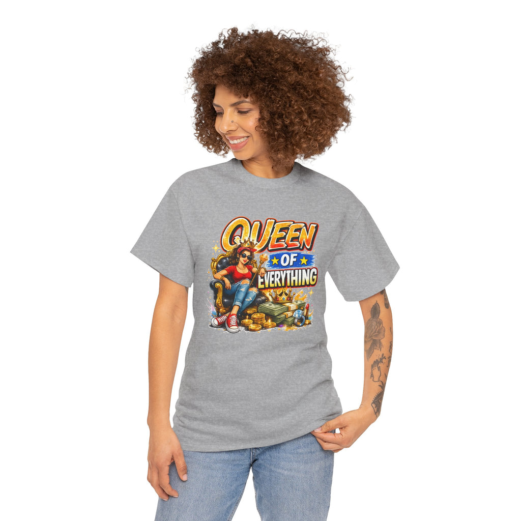 Queen of Everything Shirt | Funny Queen Graphic Tee | Gift for Mom | Boss Lady Shirt | Retro Vintage Tee