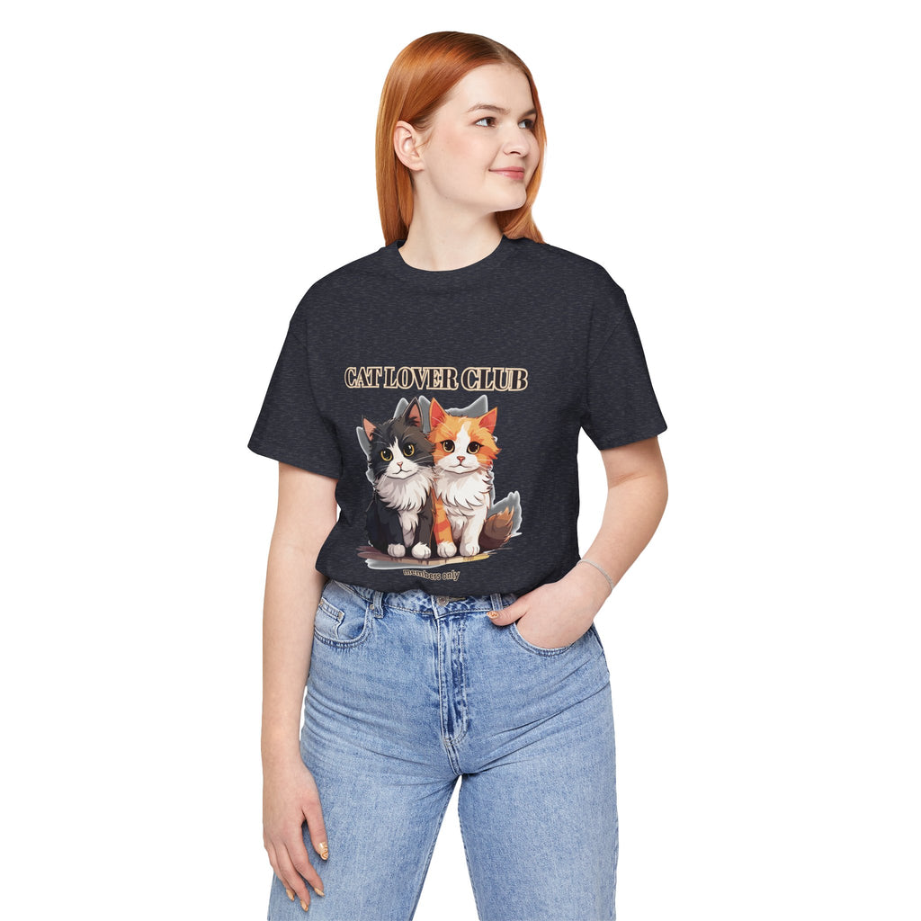 Cat Lover Club T-Shirt — Cute Kittens “members only” Graphic Tee