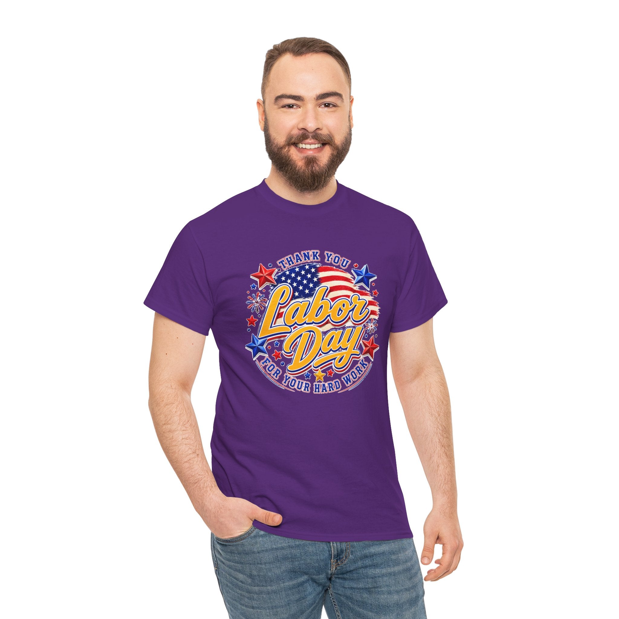 Labor Day Shirt, Thank You Labor Day Tee, Working Today Building Tomorrow Shirt, Patriotic Worker T-Shirt, Construction Gift
