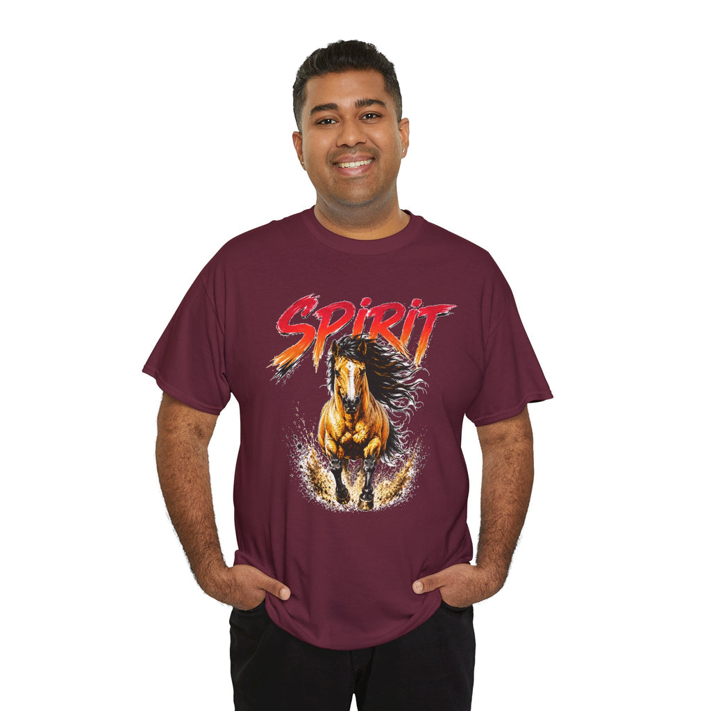 Spirit Running Horse T-Shirt — Wild Mustang Graphic Tee