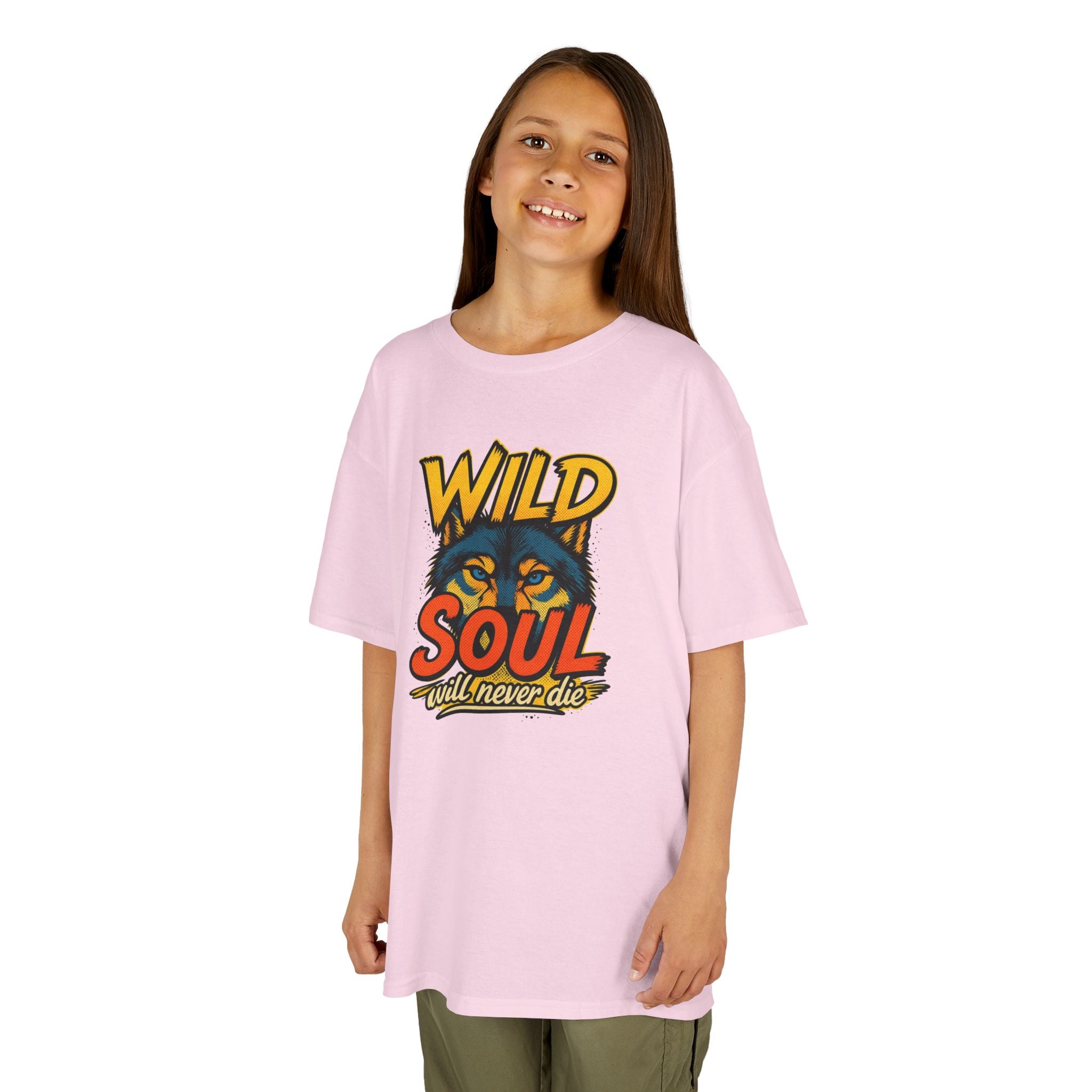 Kids Tee — "Wild Soul" Tiger Graphic Shirt for Bold Little Adventurers