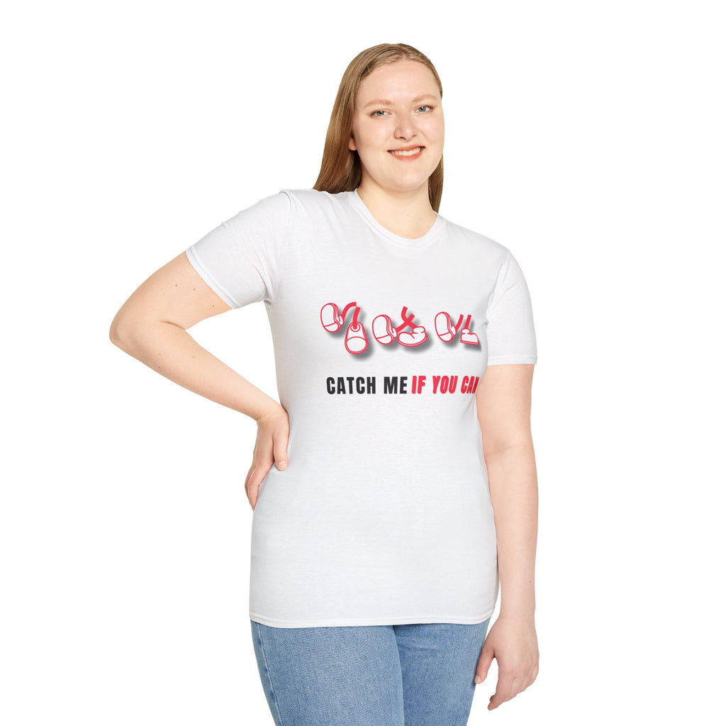 Catch Me If You Can T-Shirt, Funny Graphic Tee, Flirty Cute Shirt, Trendy Unisex Tee, Gift for Him Her
