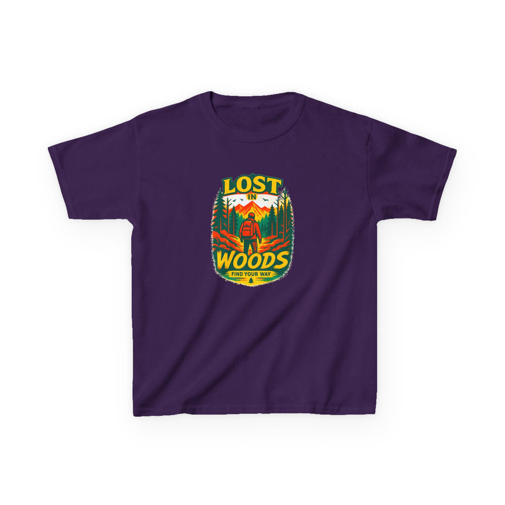 Kids Lost in Woods Shirt | Camping Adventure Tee | Nature Graphic T-Shirt