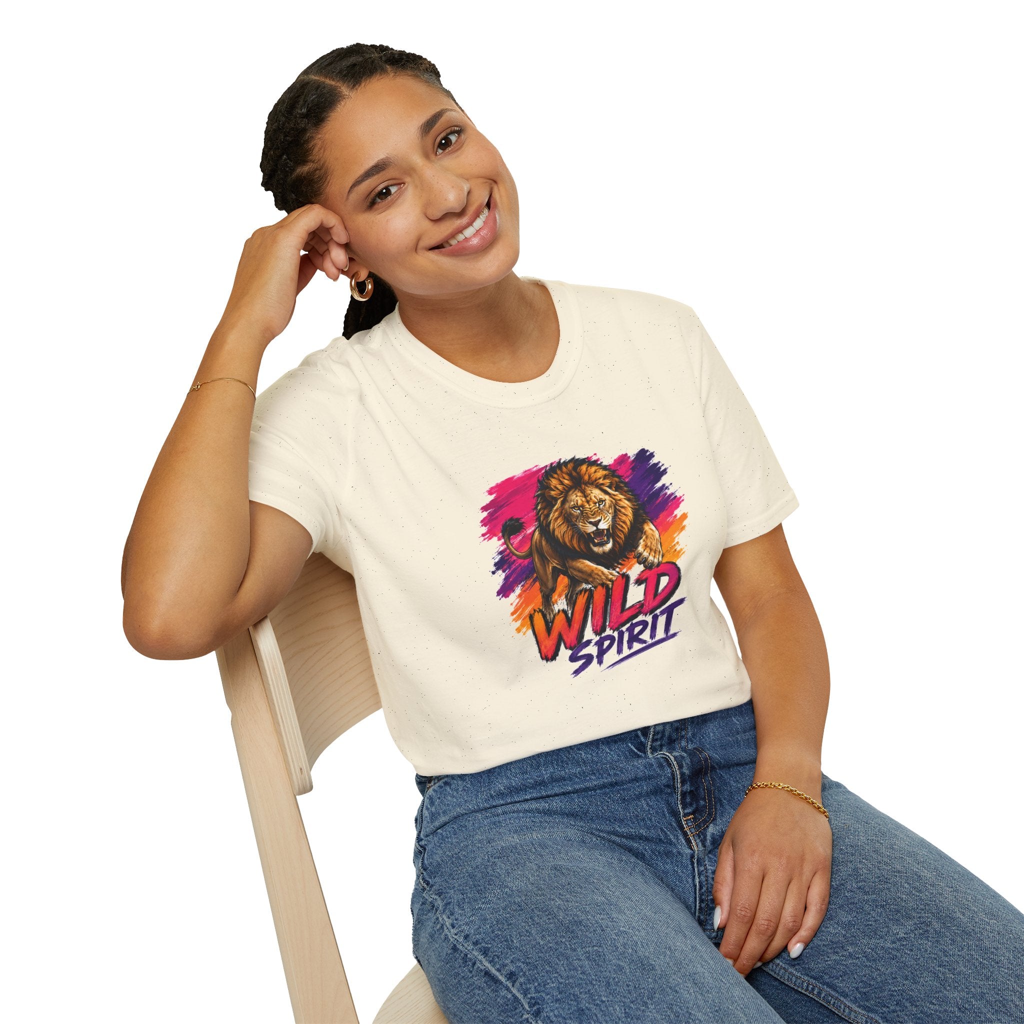 Lion T Shirt, Wild Spirit Shirt, Lion Graphic Tee, Animal Lover Shirt, Wildlife Shirt, Unisex T Shirt, Nature Gift