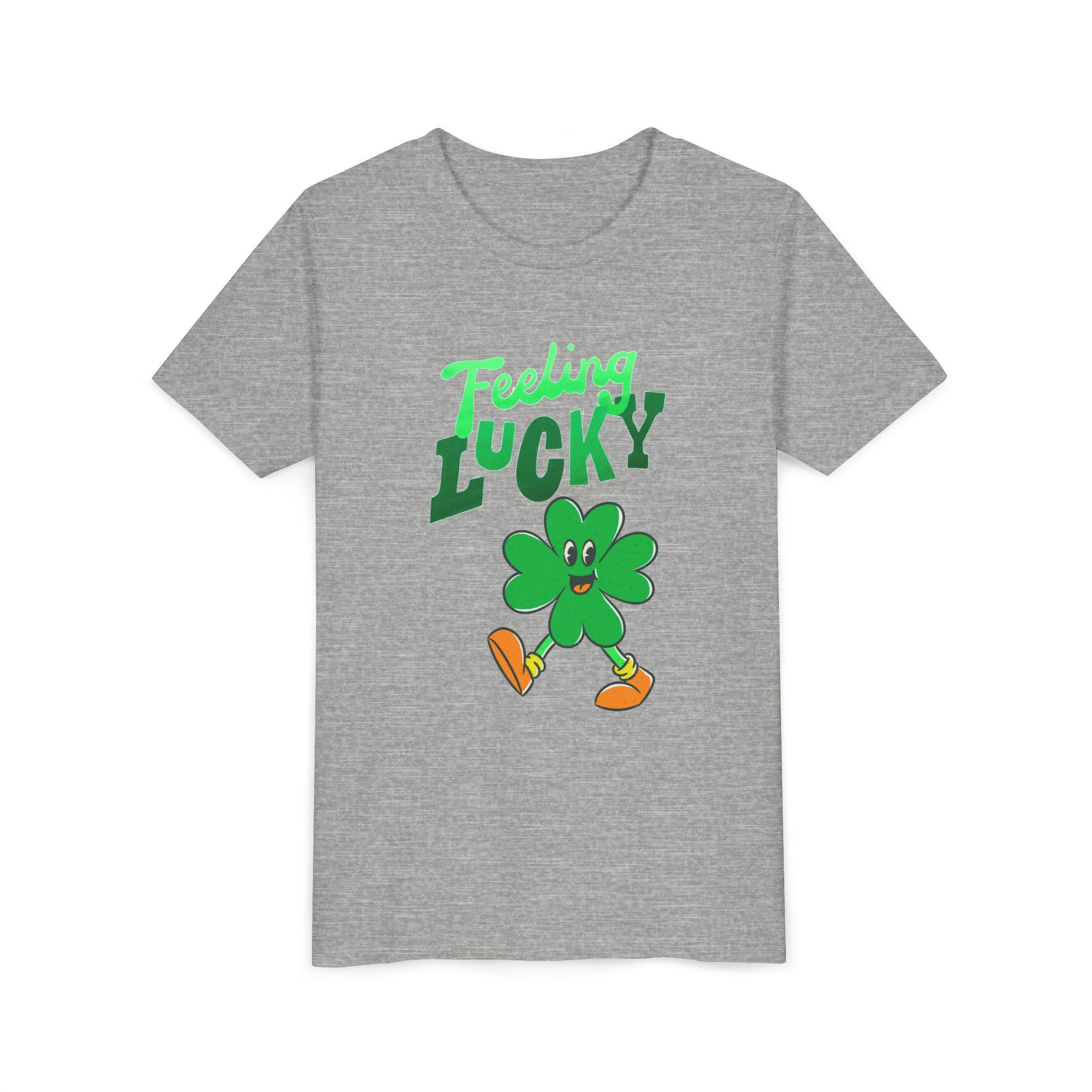 Feeling Lucky Youth Tee – Kids St. Patrick’s Day Shamrock Shirt