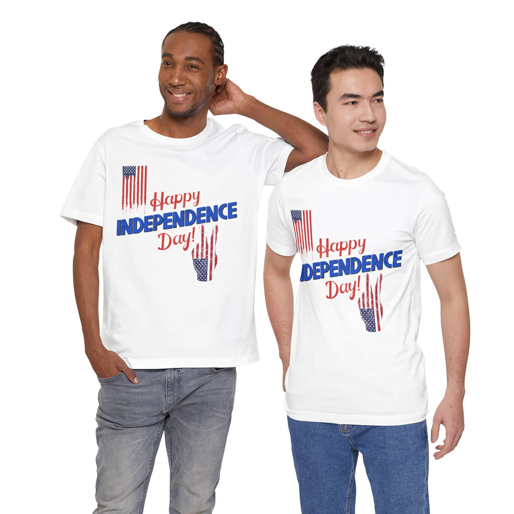 Happy Independence Day Shirt, Patriotic 4th of July T-Shirt, USA Flag Shirt, American Independence Day Tee
