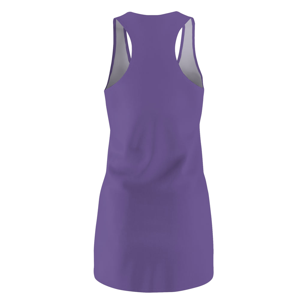 Galaxy Muse Racerback Dress — Vibrant Cosmic Art Women's Dress