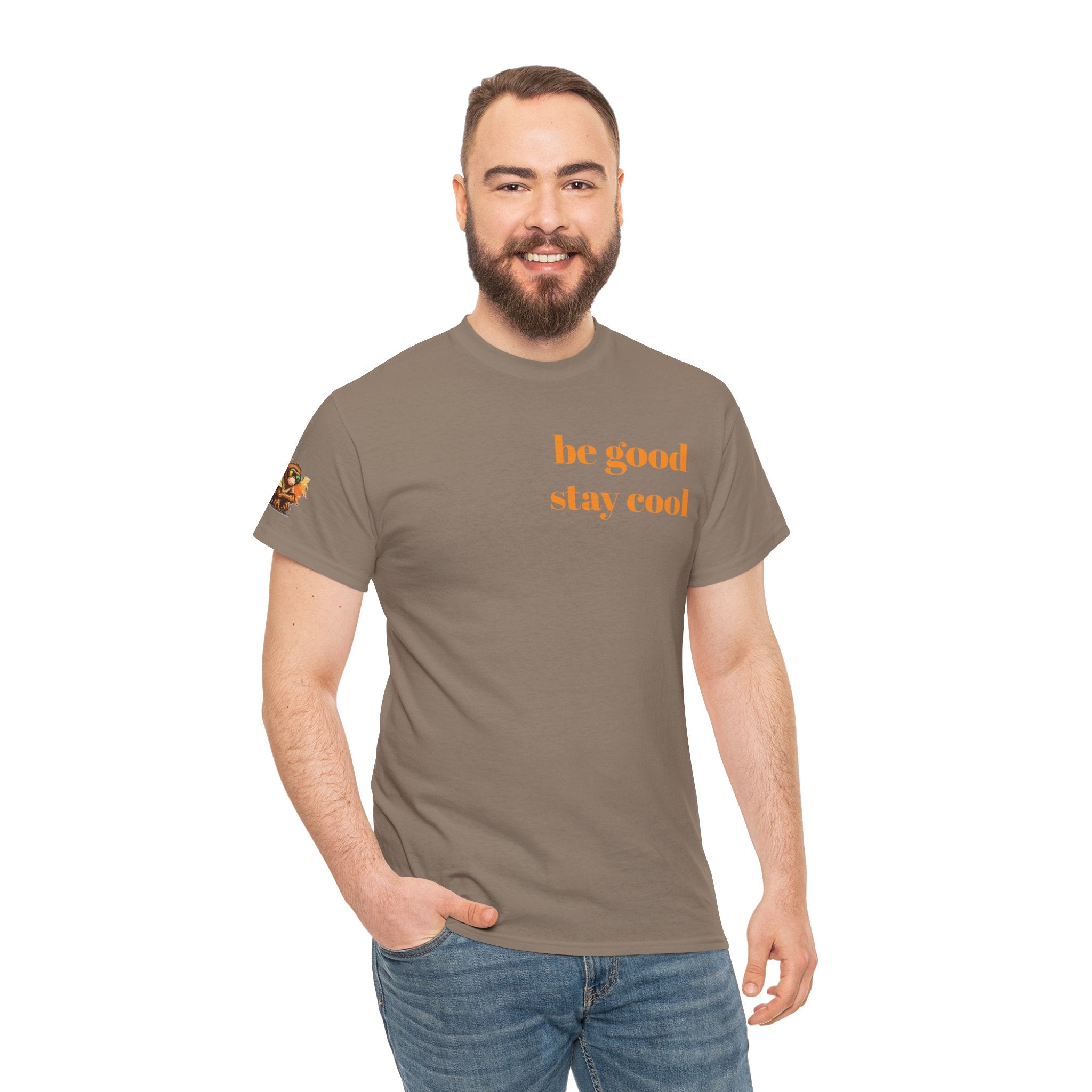 Cool Monkey T-Shirt Front Back Print | Funny Chimp Sunglasses Tee | Streetwear Graphic Shirt | Unisex Trendy Gift