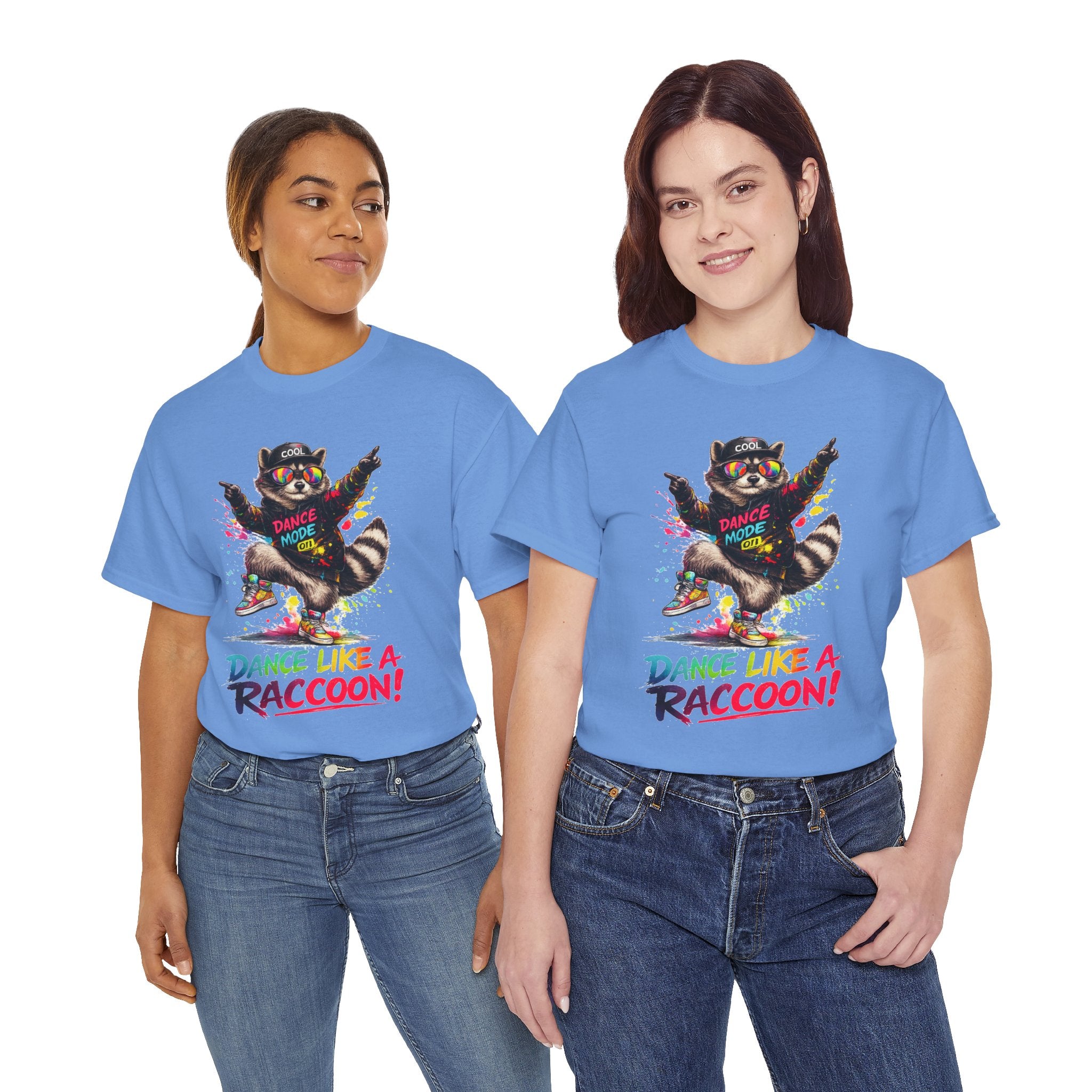 Dance Like a Raccoon T-Shirt — Cute Retro Raccoon Dance Graphic Tee