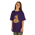 Kids Tee — Cute Climbing Kitten “Never Give Up” Inspirational Shirt
