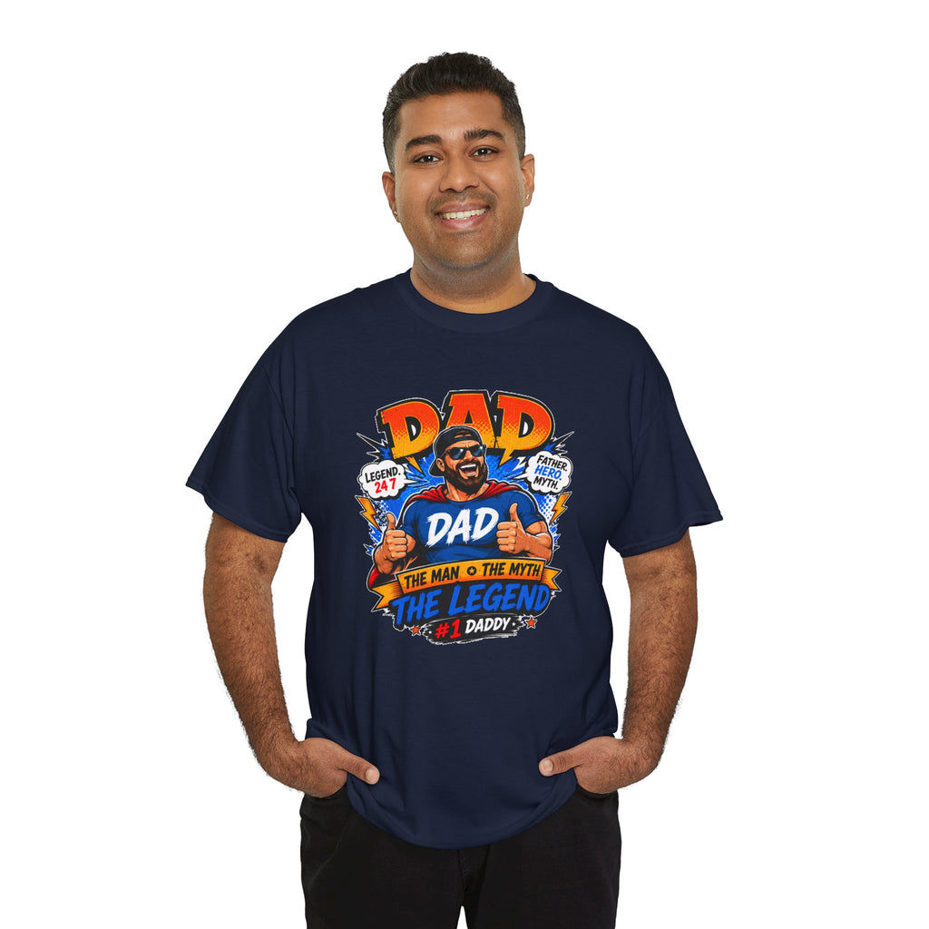 Funny Dad Shirt, Dad The Legend Tee, Father's Day Gift for Dad, Cool Dad Graphic T-Shirt, Best Dad Ever Shirt, Dad Gift