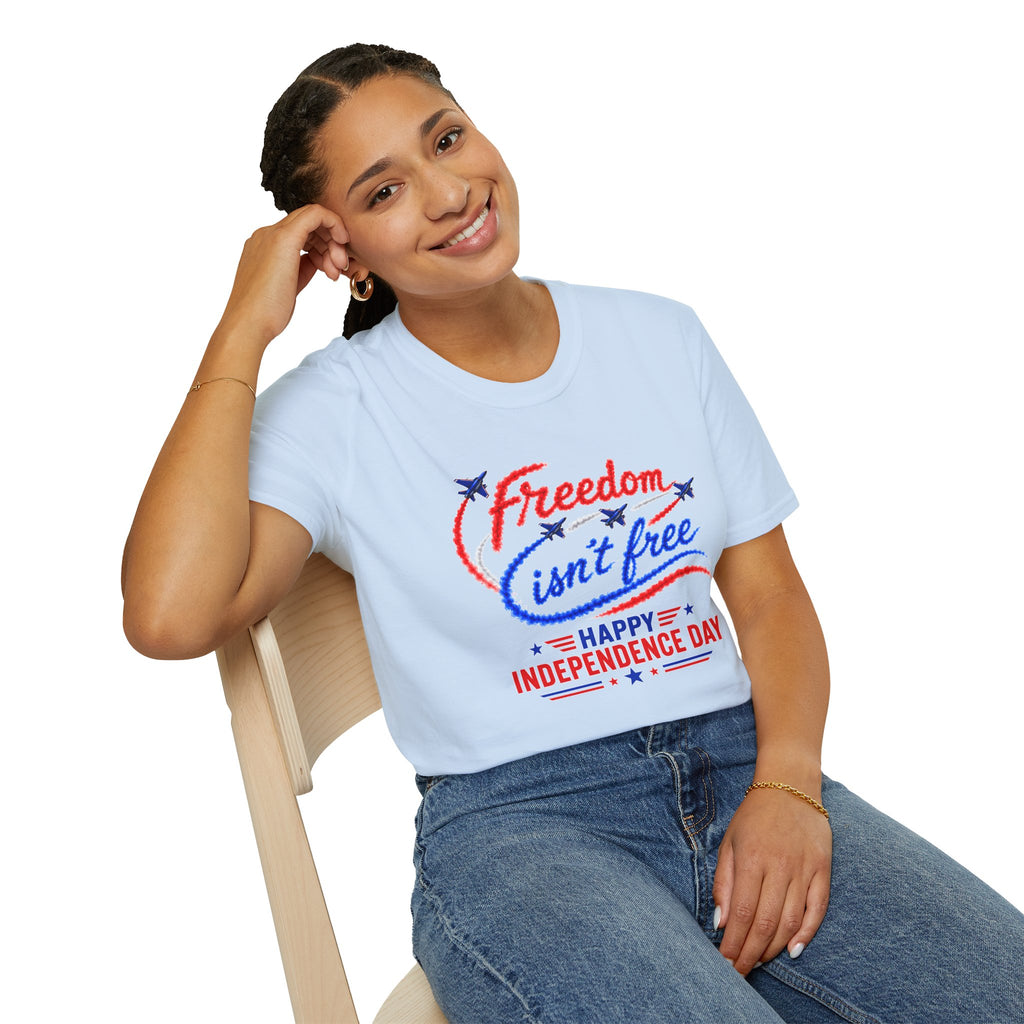 Freedom Isn't Free Shirt, Patriotic 4th of July T-Shirt, Independence Day Tee, USA Flag Graphic Tee, Military Support Gift
