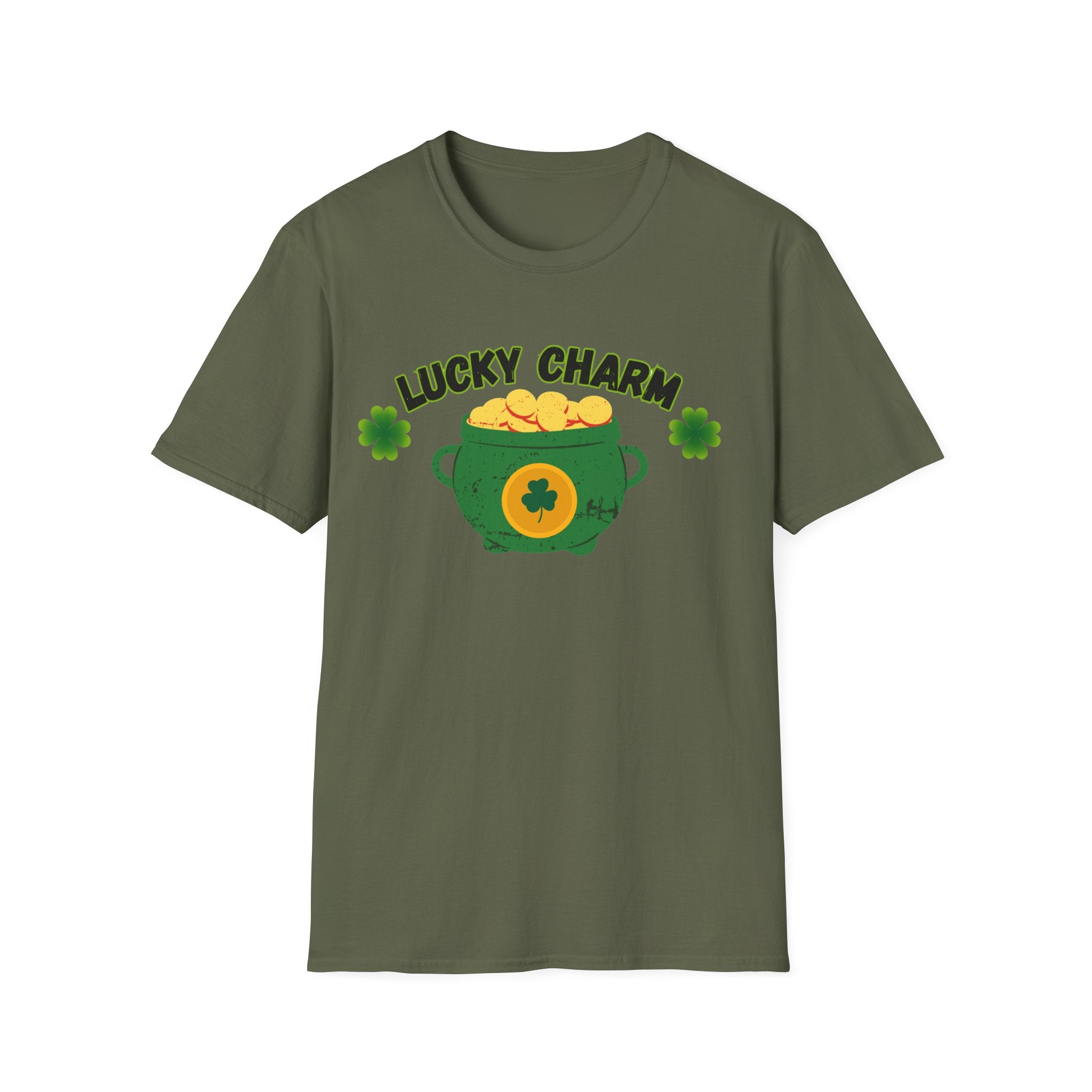 Lucky Charm T-Shirt — Pot of Gold & Shamrock St. Patrick's Day Tee