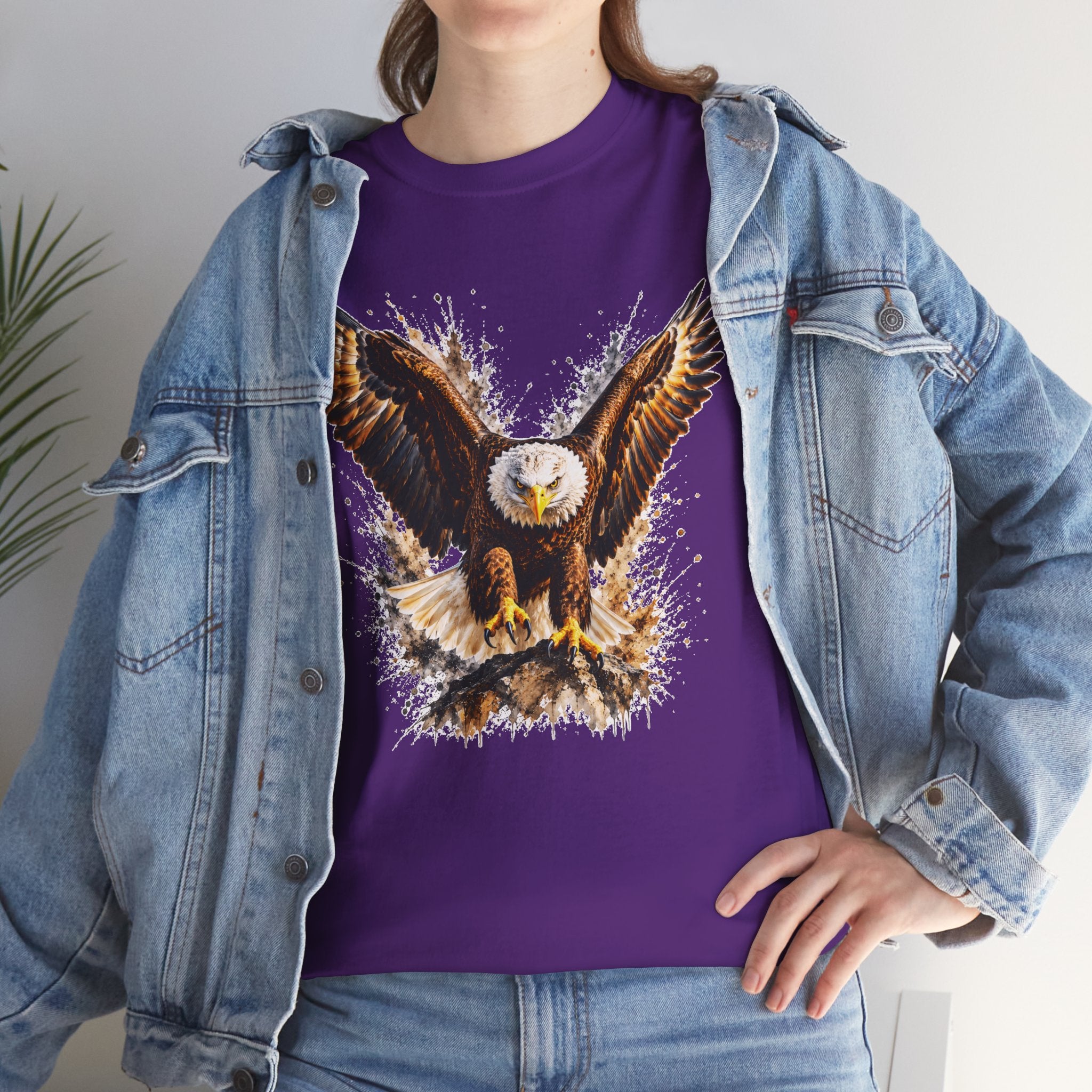 Majestic Bald Eagle T-Shirt, Eagle Graphic Tee, Patriotic Wildlife Shirt, Unisex Bird Lover Tee, American Eagle Gift