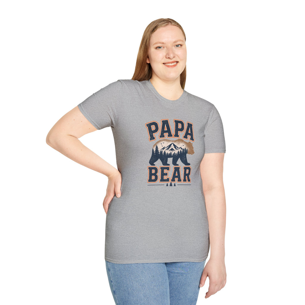 Papa Bear Shirt, Dad Bear T-Shirt, Funny Dad Gift, Papa Graphic Tee, Camping Dad Shirt, Father’s Day Gift for Dad, Outdoor Bear Tee