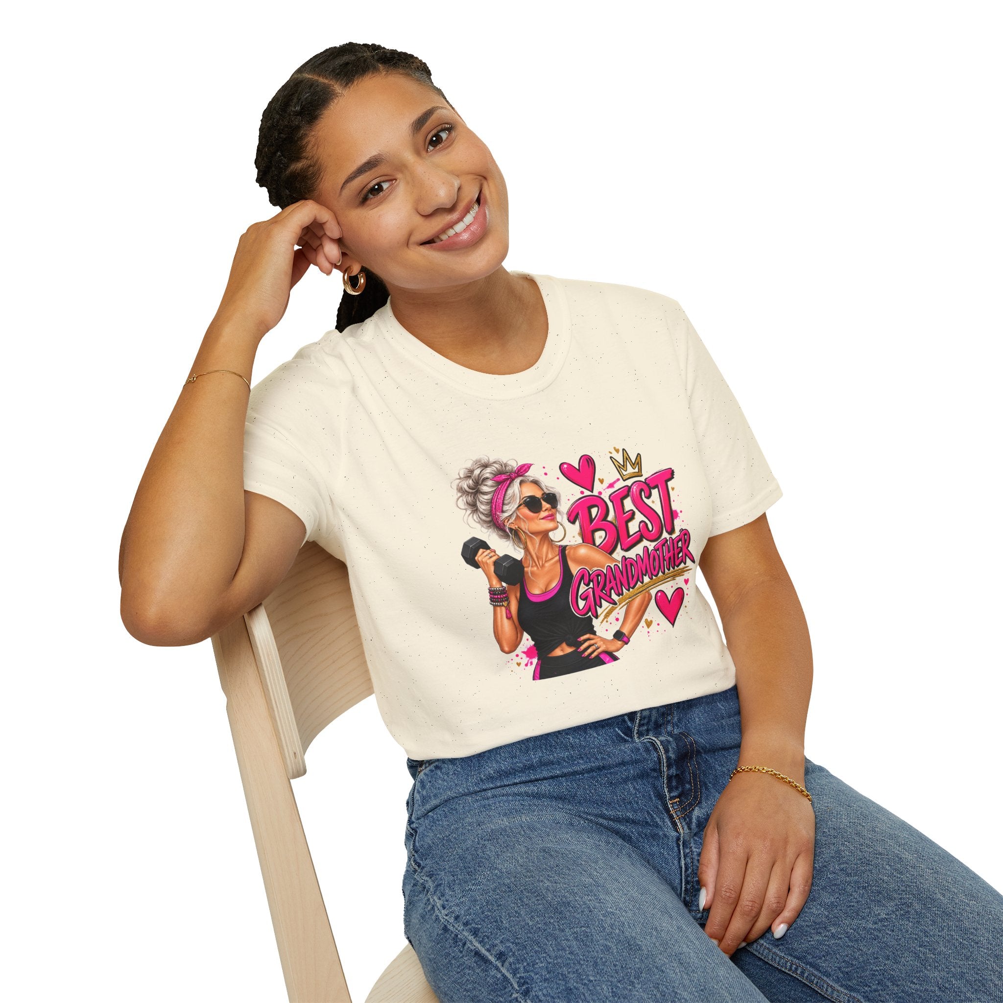 Best Grandmother Shirt, Funny Grandma T-Shirt, Fit Grandma Gift, Gym Grandma Shirt, Grandma Gift