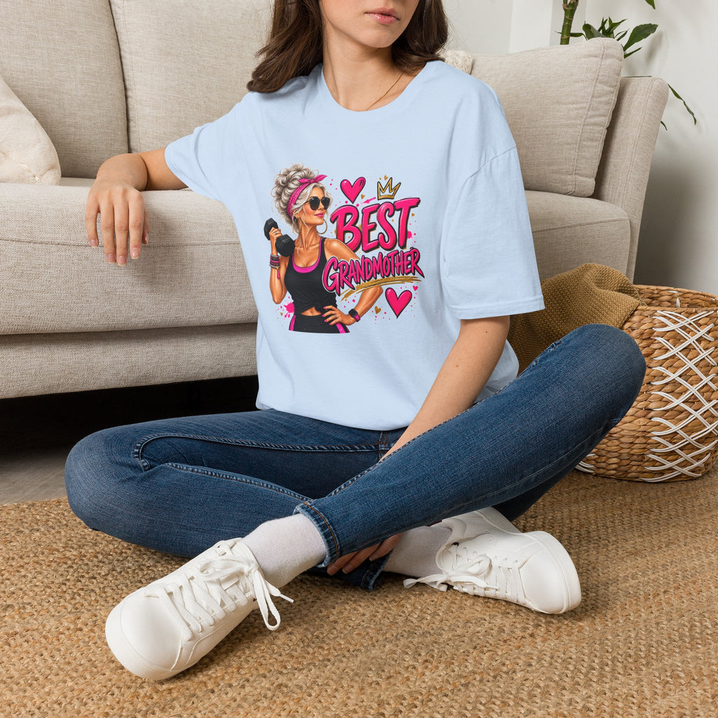 Best Grandmother Shirt, Funny Grandma T-Shirt, Fit Grandma Gift, Gym Grandma Shirt, Grandma Gift