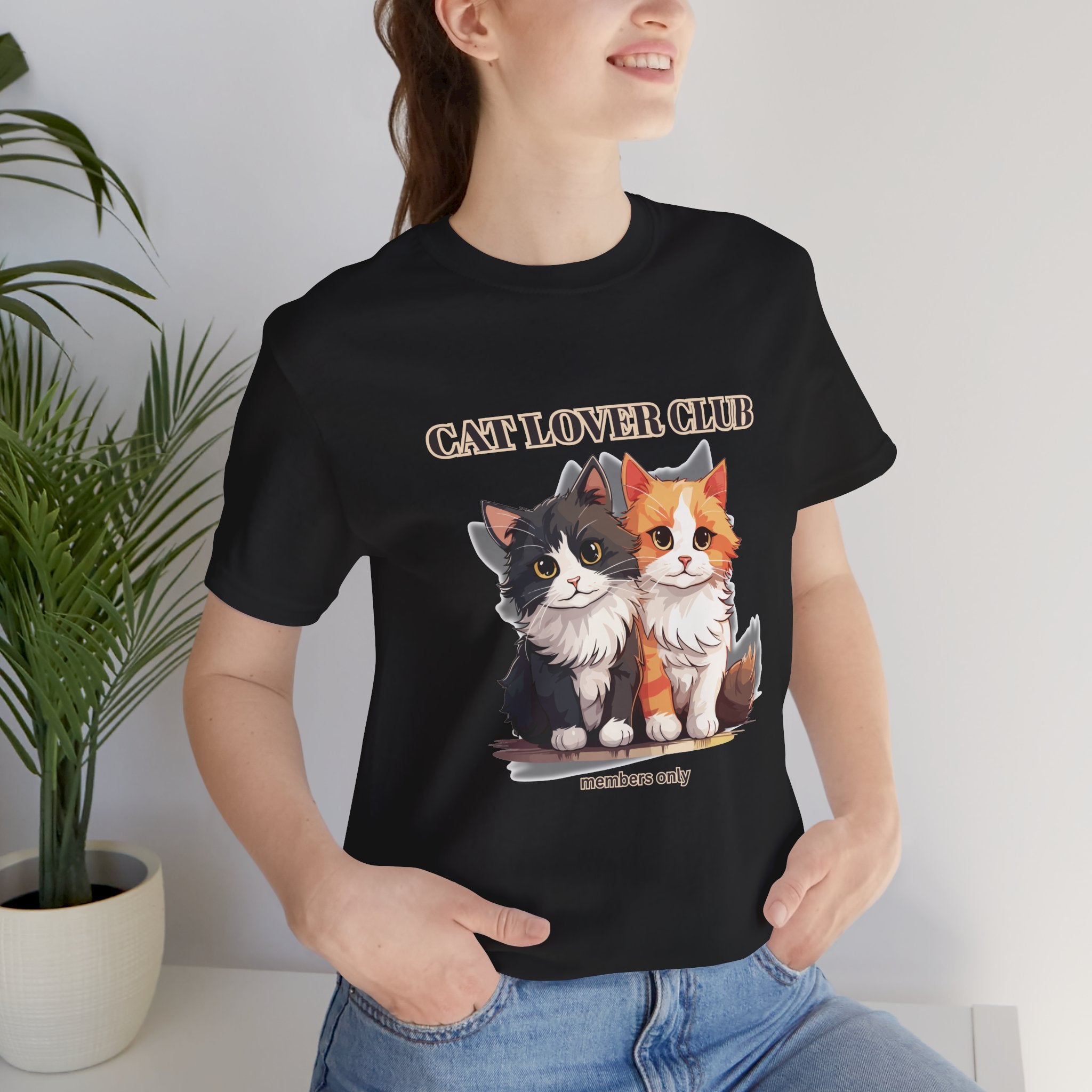 Cat Lover Club T-Shirt — Cute Kittens “members only” Graphic Tee