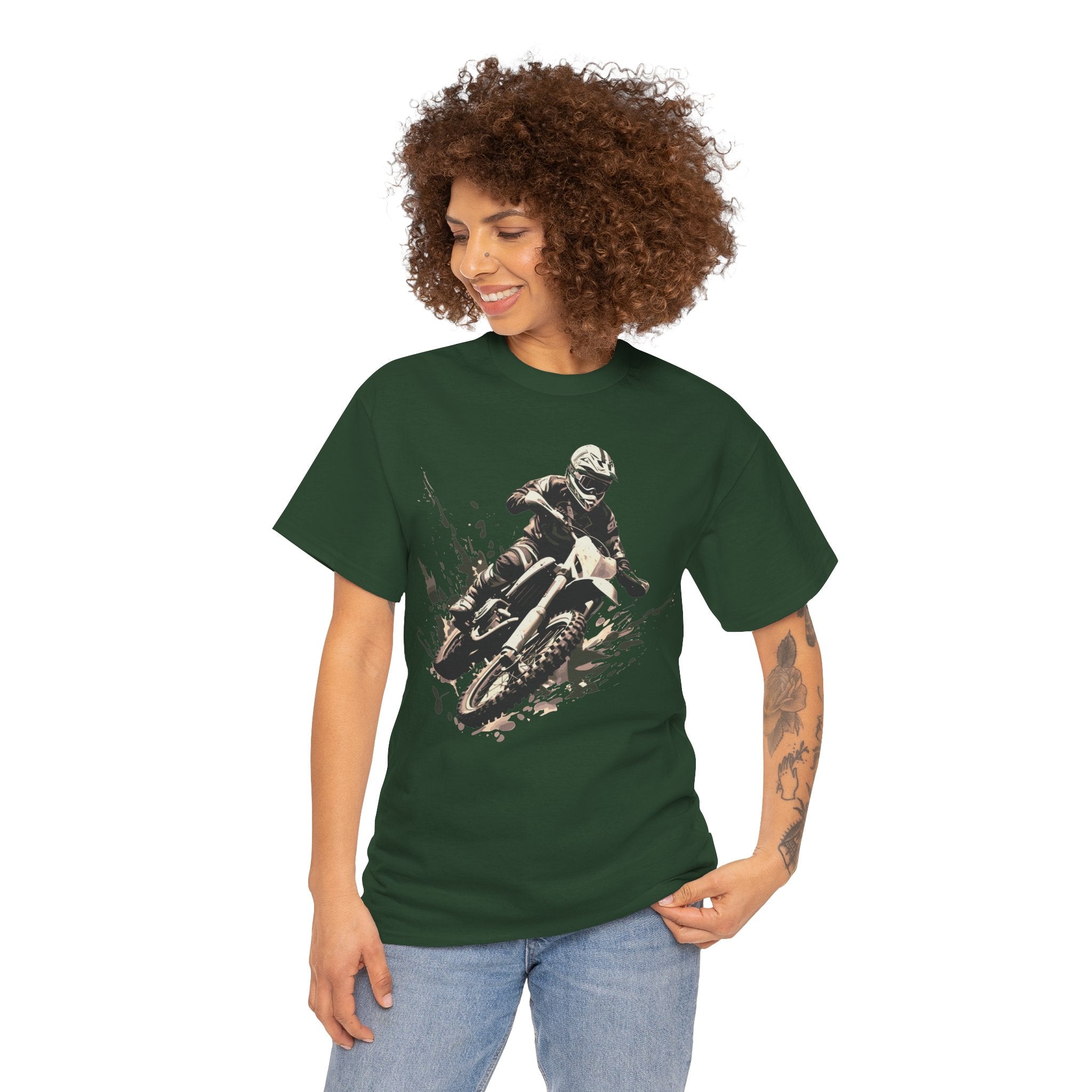 Motocross Rider Dirt Bike T-Shirt — Off-Road Racing Tee