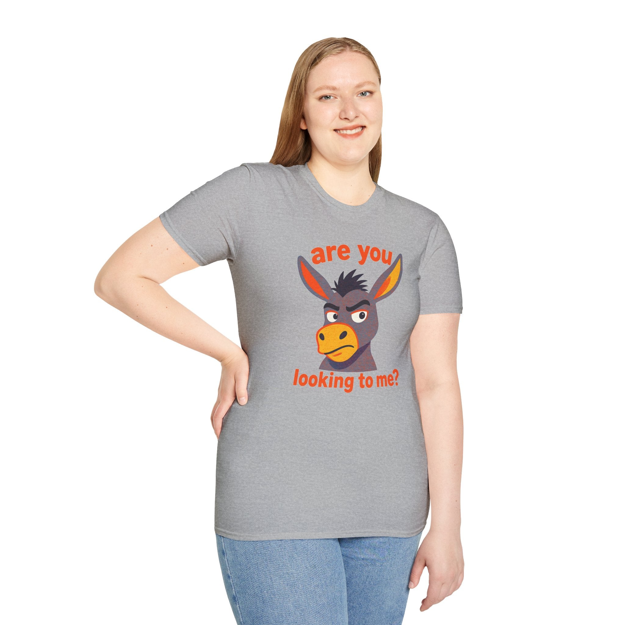 Are You Looking to Me? Donkey Graphic T-Shirt