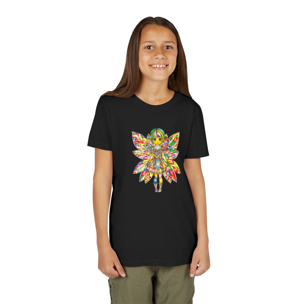 Rainbow Fairy Shirt for Girls, Magical Fairy Kids Tee, Cute Fantasy T-Shirt, Colorful Fairy Gift