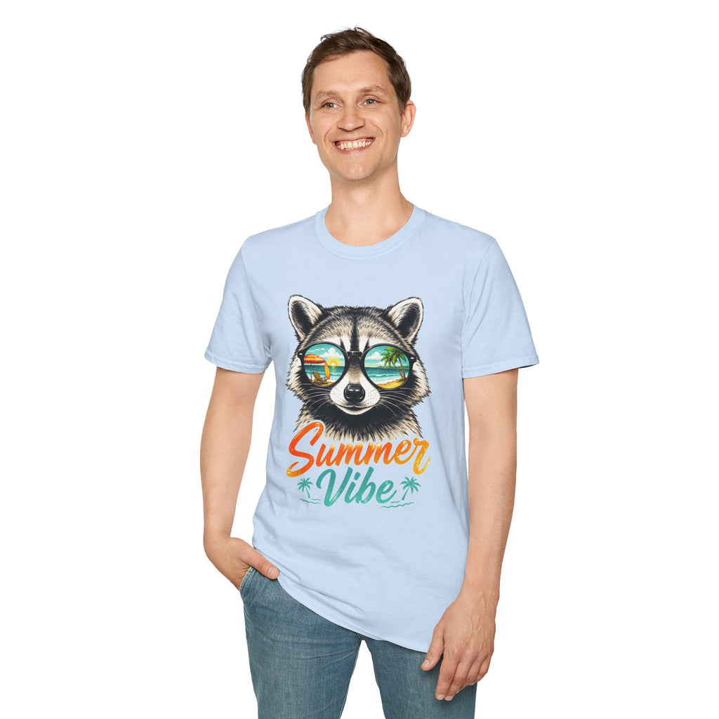 Summer Vibe Raccoon T-Shirt