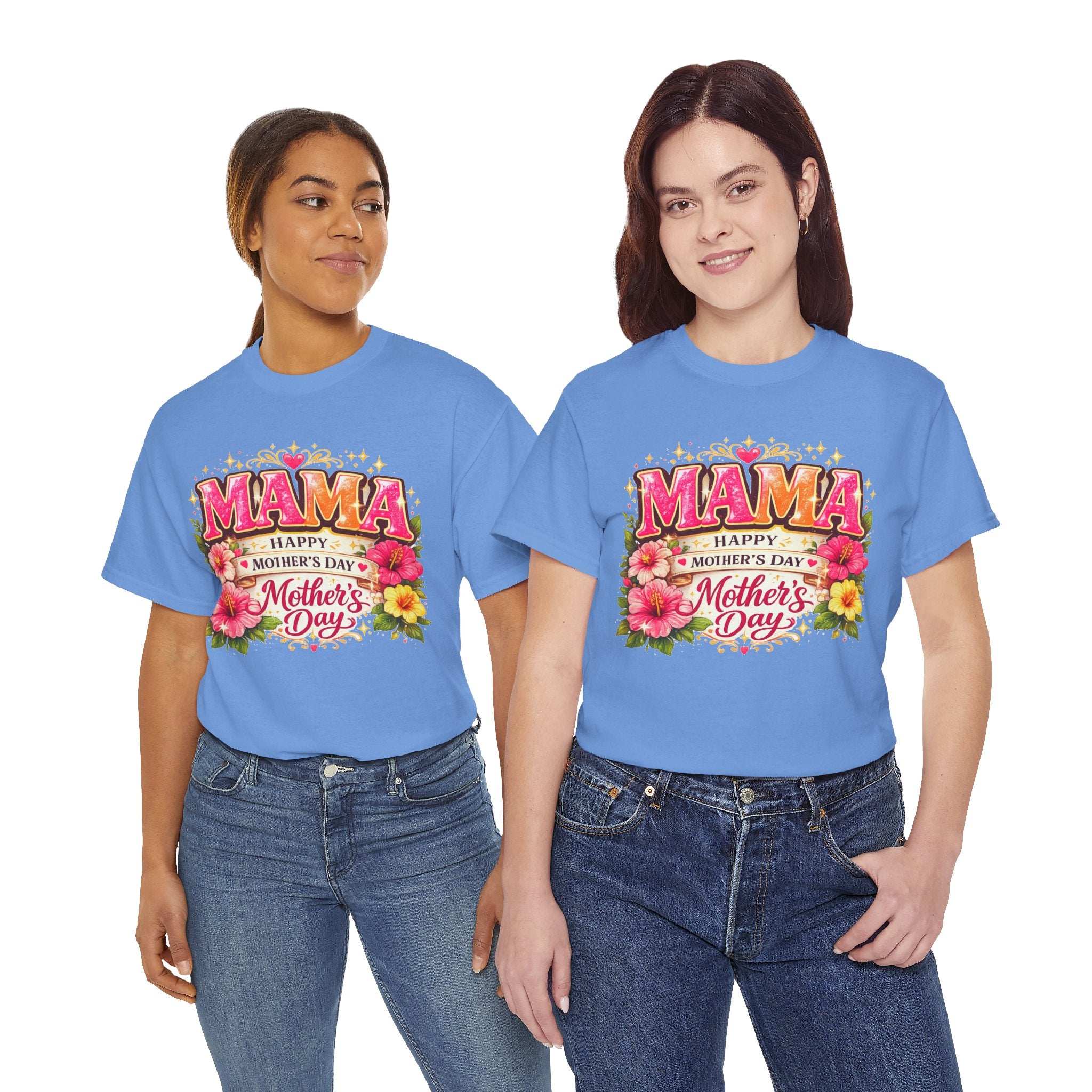 Mama Floral Shirt for Women, Mother's Day Gift for Mom, Cute Flower Graphic Tee, Mama Life T-Shirt, Birthday Gift for Mother, Mom Appreciation Gift
