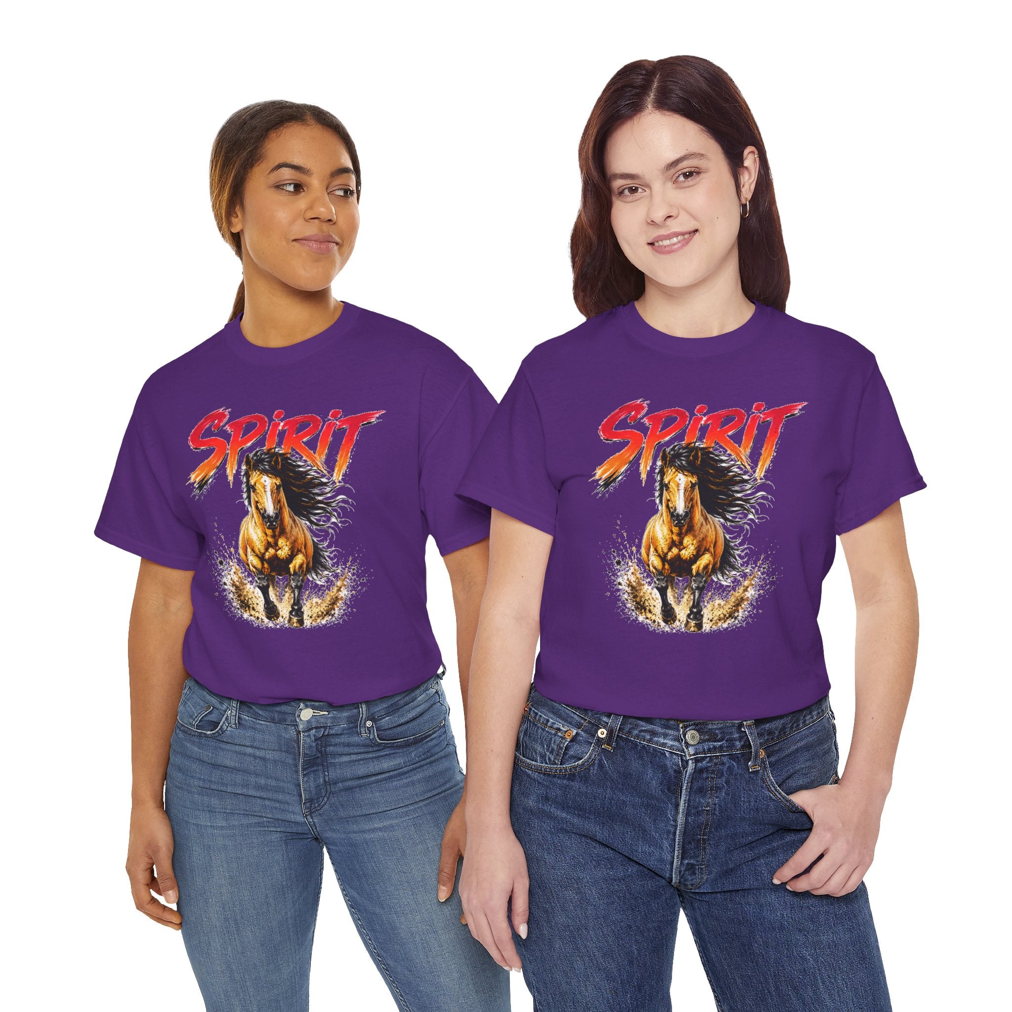 Spirit Running Horse T-Shirt — Wild Mustang Graphic Tee