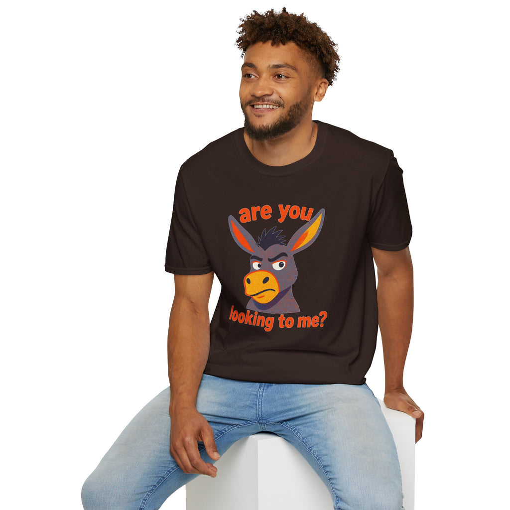 Are You Looking to Me? Donkey Graphic T-Shirt