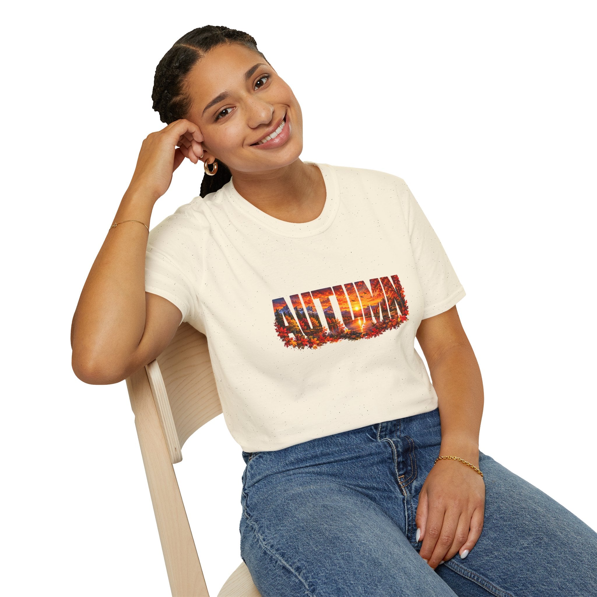 Autumn Leaves T Shirt Fall Graphic Tee Cozy Autumn Shirt