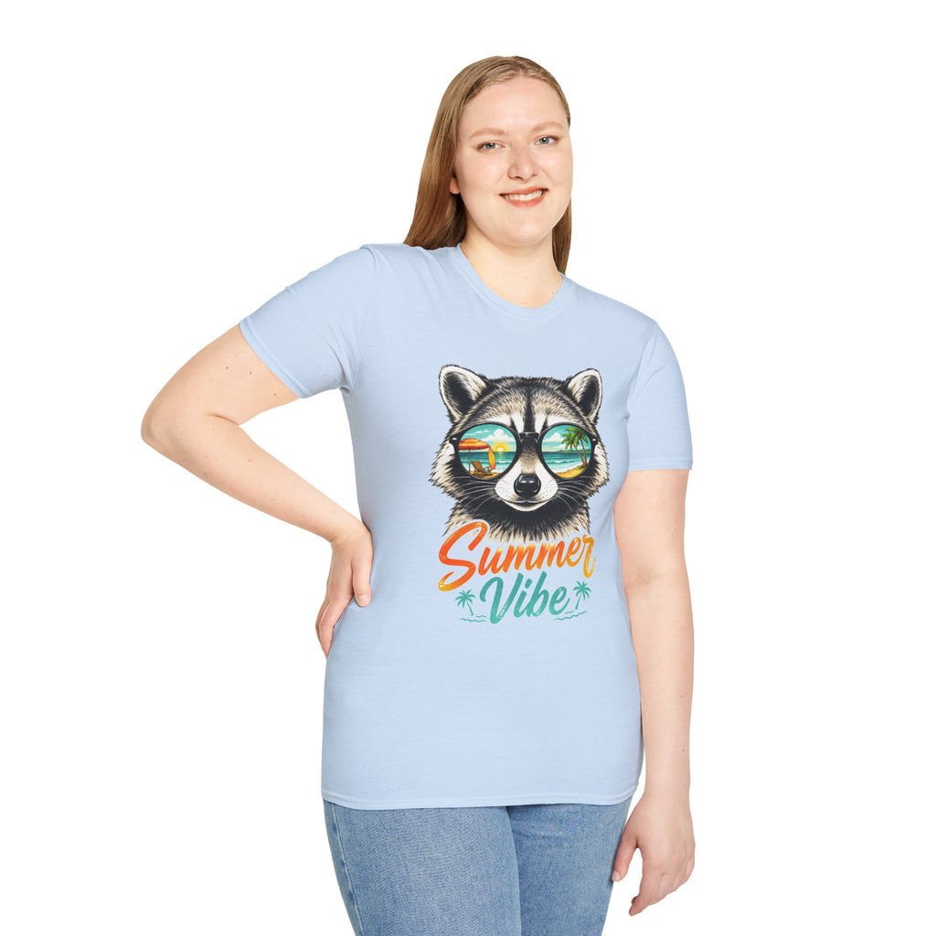Summer Vibe Raccoon T-Shirt