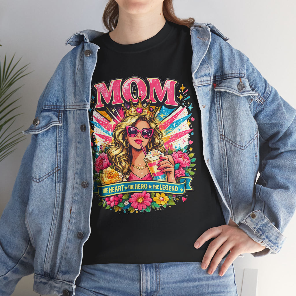 Mama Floral Shirt, Mom Graphic Tee, Gift for Mom, Colorful Vintage Mom T-Shirt, Cute Mama Shirt, Mother's Gift, Mom Life Tee