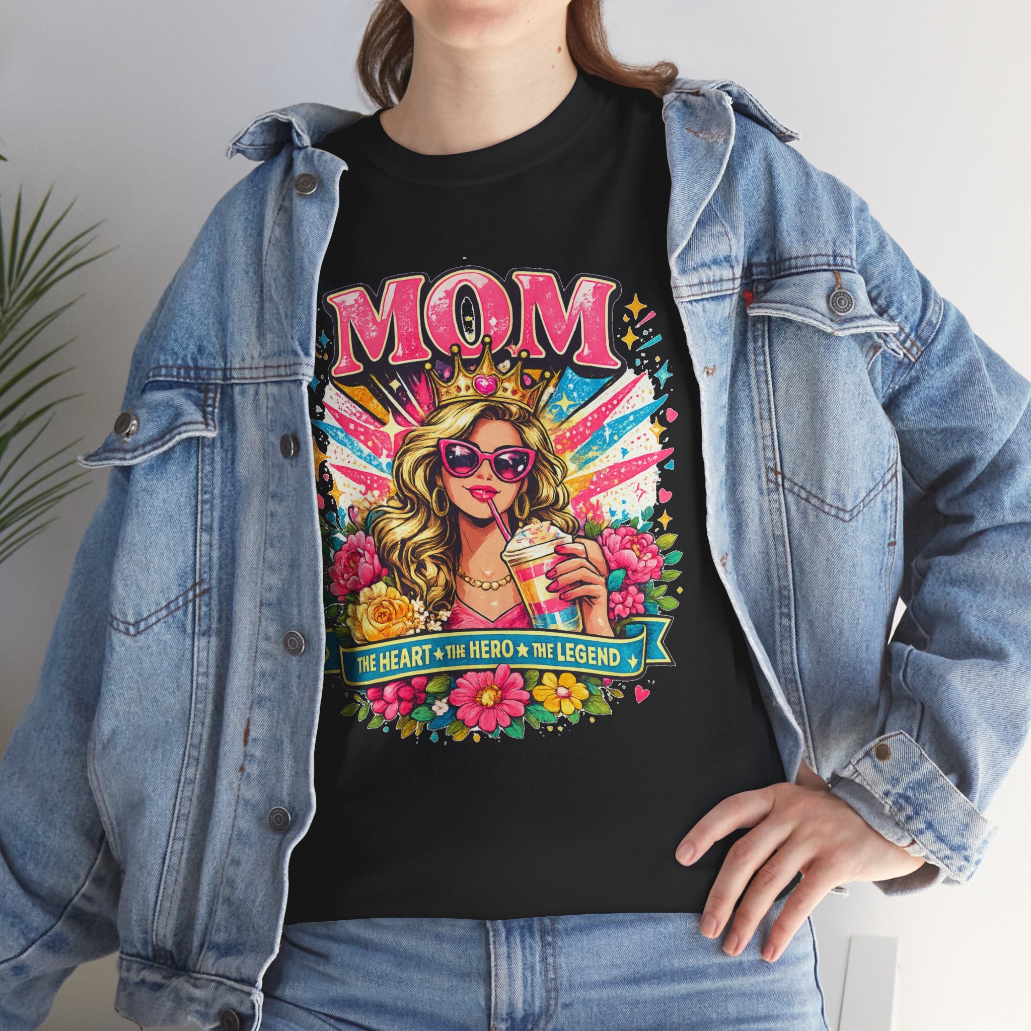 Mama Floral Shirt, Mom Graphic Tee, Gift for Mom, Colorful Vintage Mom T-Shirt, Cute Mama Shirt, Mother's Gift, Mom Life Tee