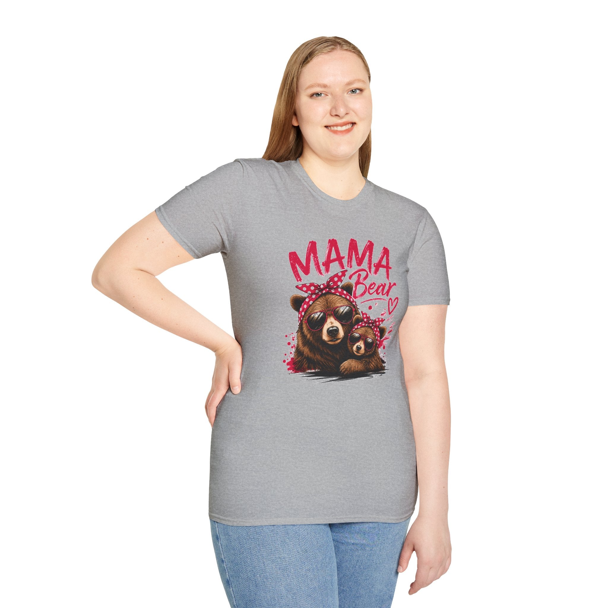 Mama Bear T-Shirt — Cute Sunglasses Bear Graphic