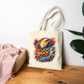 Rise Above Eagle Tote Bag | Colorful Eagle Canvas Tote | Motivational Reusable Shopping Bag | Unisex Graphic Tote | Gift for Eagle Lovers