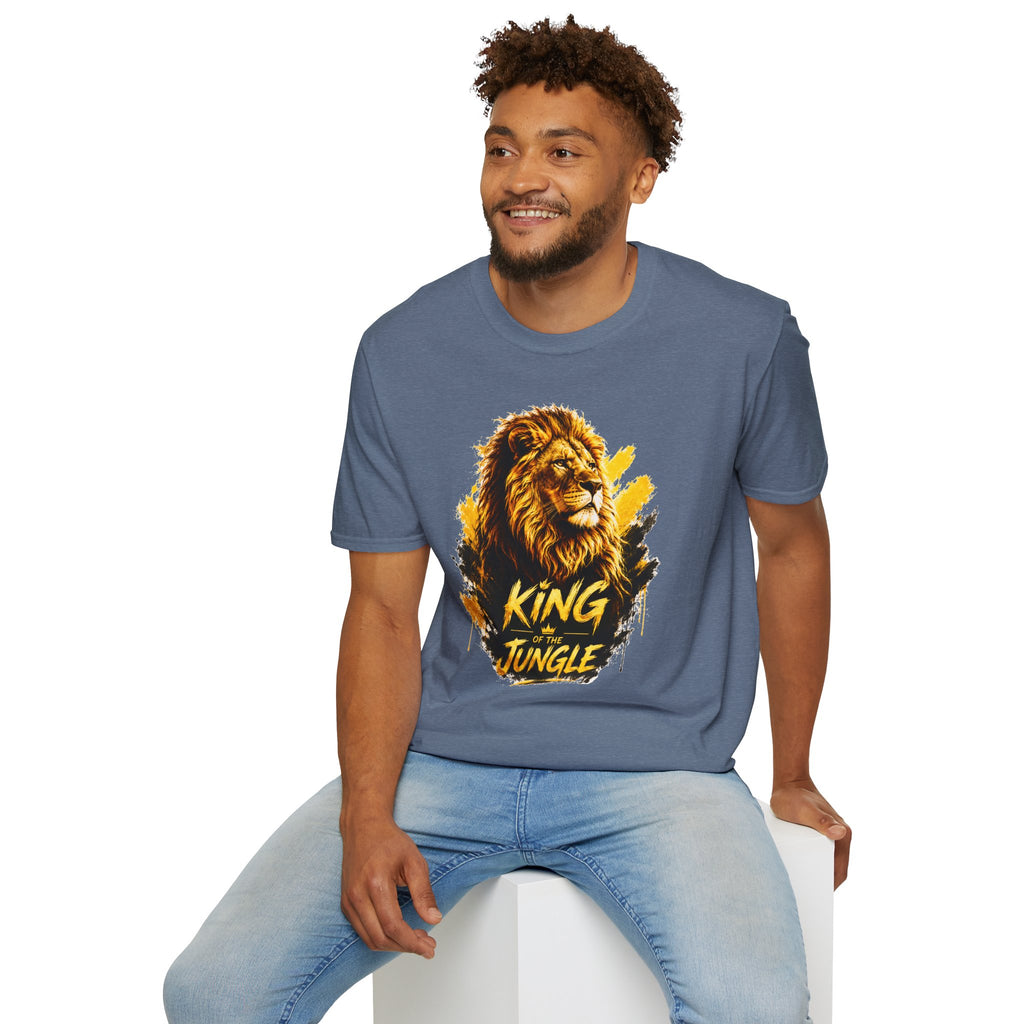 Lion Graphic T-Shirt — "King of the Jungle" Bold Wildlife Tee