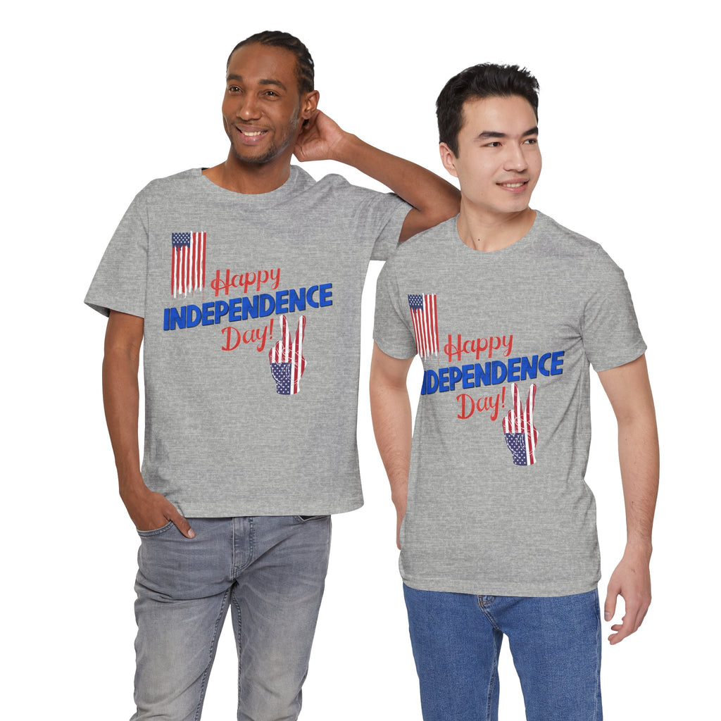 Happy Independence Day Shirt, Patriotic 4th of July T-Shirt, USA Flag Shirt, American Independence Day Tee