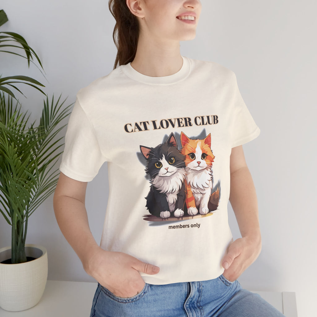 Cat Lover Club T-Shirt — Cute Kittens “members only” Graphic Tee