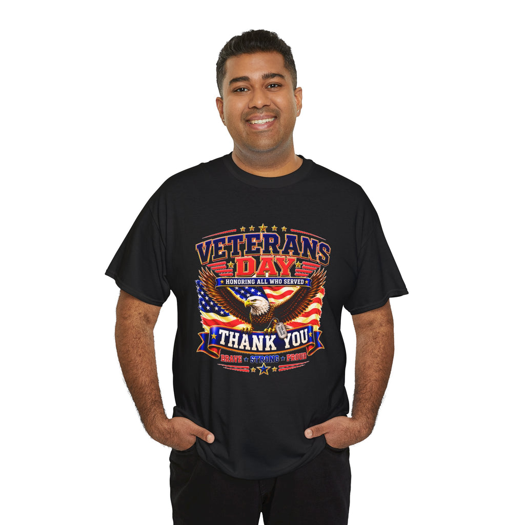 Veterans Day Eagle T-Shirt – "Thank You" Patriotic Tribute Tee