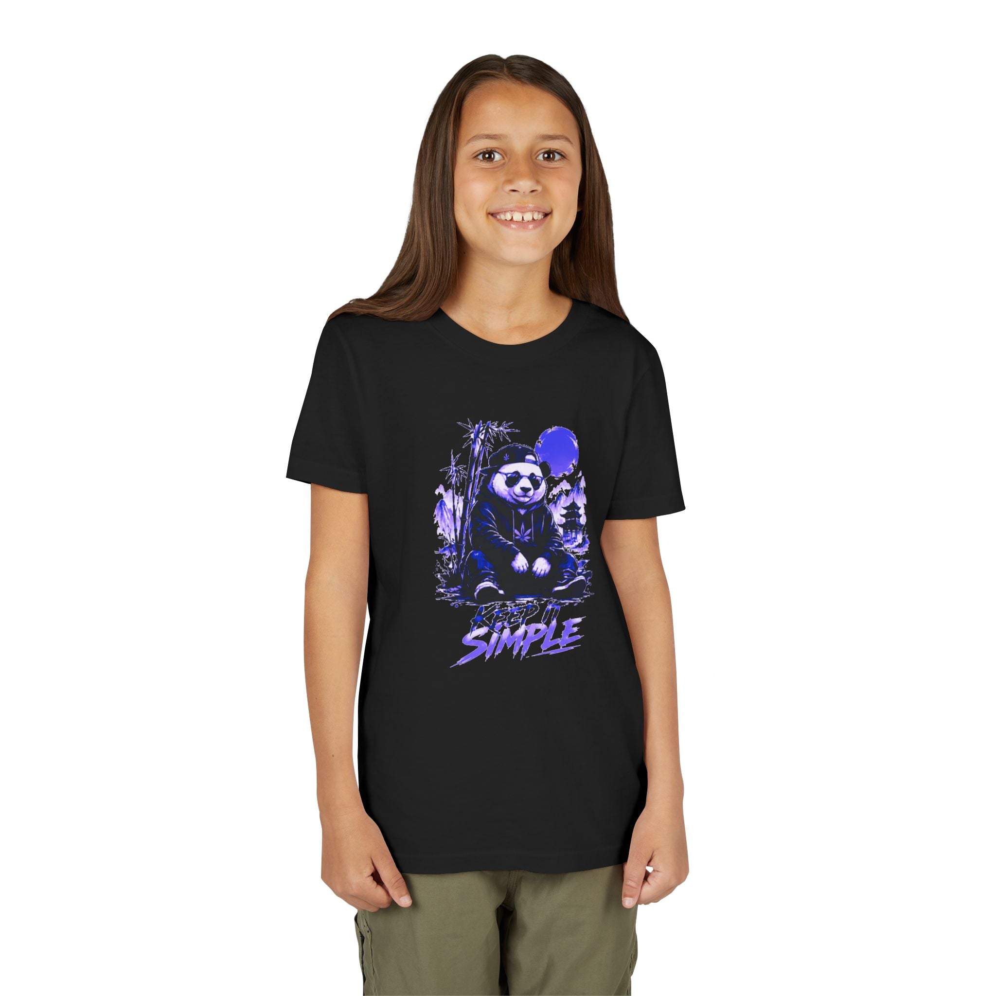 Youth Tee — 'Keep It Simple' Panda Graphic