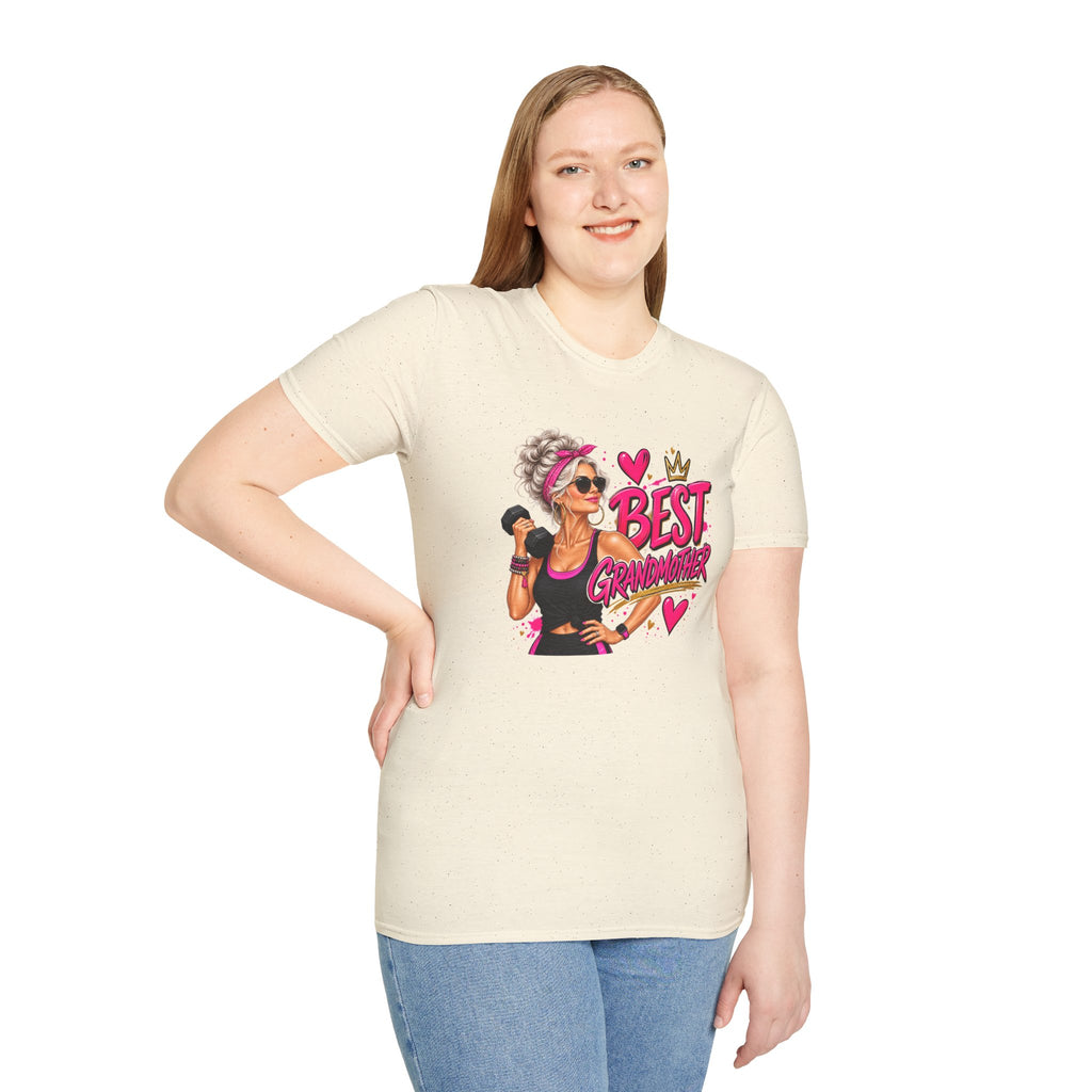 Best Grandmother Shirt, Funny Grandma T-Shirt, Fit Grandma Gift, Gym Grandma Shirt, Grandma Gift