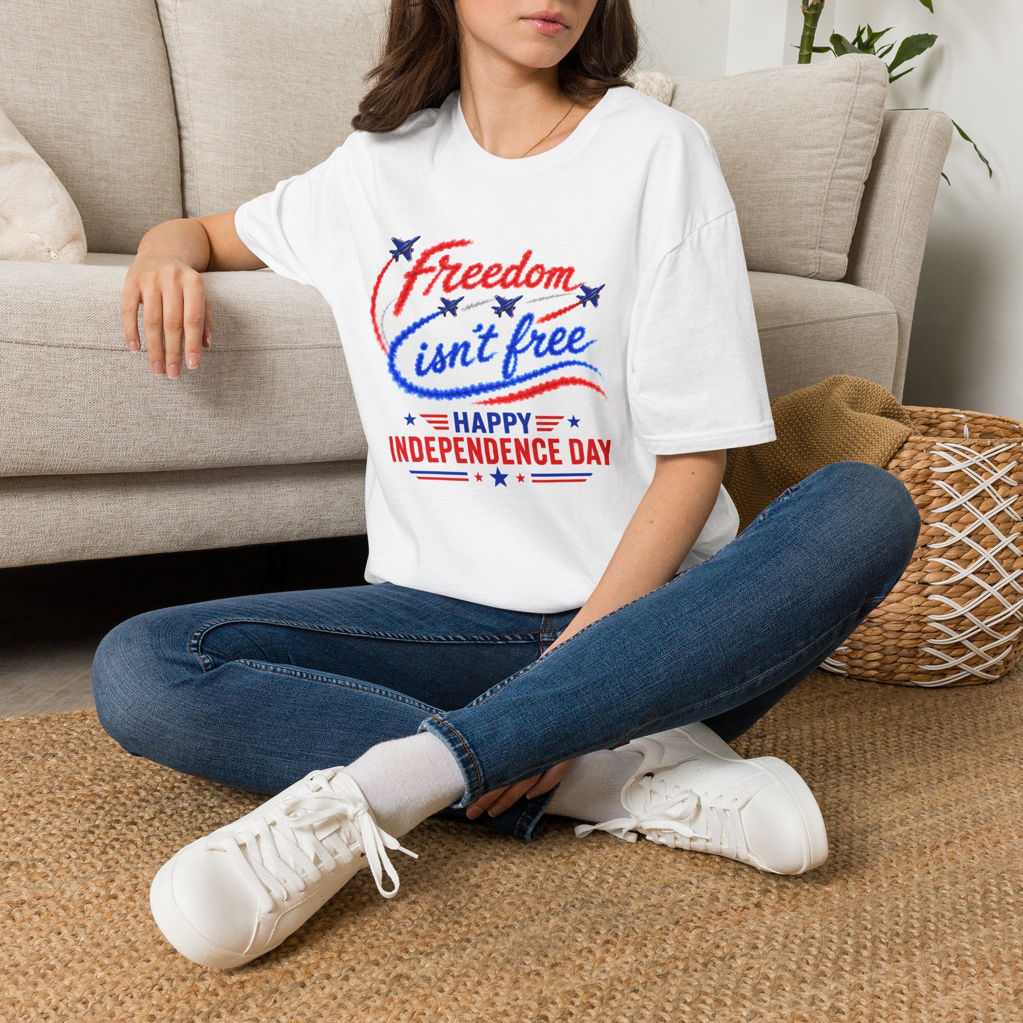 Freedom Isn't Free Shirt, Patriotic 4th of July T-Shirt, Independence Day Tee, USA Flag Graphic Tee, Military Support Gift